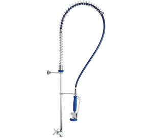 Columna prelavado alta con grifo vertical  1/2" Cocina Industrial
