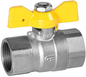 Válvula esfera recta para gas, H-H