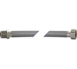 Conjunto flexible extensible de acero inoxidable 1/2" - 1/2"