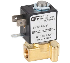 Electroválvula de acción directa 2 vías N.C.