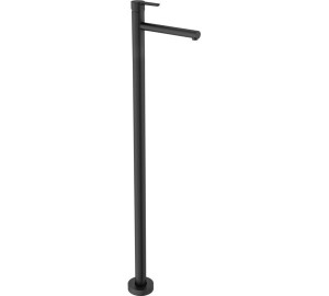 Monomando de pie para lavabo Negro Oslo