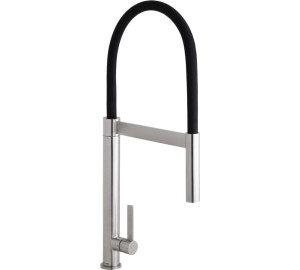 Grifo de cocina monomando de acero inoxidable cartucho 25 Tau 2