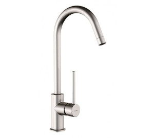 Grifo de cocina monomando cartucho 25 apertura en frío Acero Inoxidable Tau