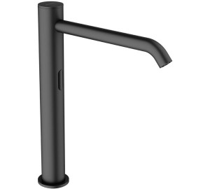 Grifo de lavabo alto con sensor Negro Klin