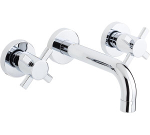 Grupo de lavabo empotrado caño 16 cm Cromado Kross