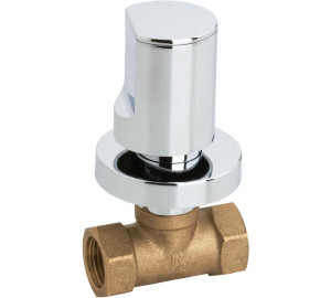 Llave de paso 1/2" Cromado Kalo