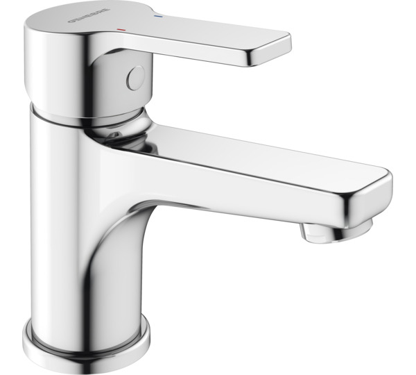 Monomando de lavabo medio alto Cromado Basik
