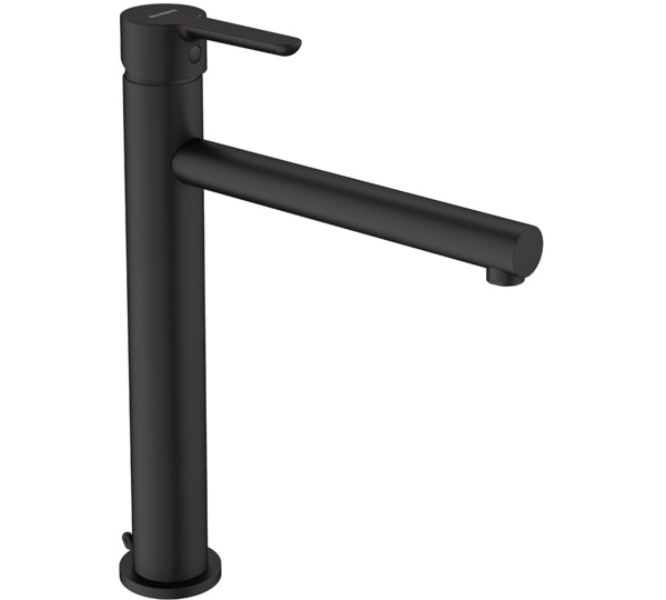 Monomando de lavabo alto Negro Oslo